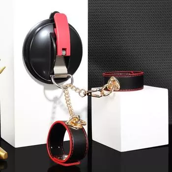 Реквизит Присоски Наручники Взрослые Секс Забавные Игрушки Ванная Стена Наручники для ног Секс Товары