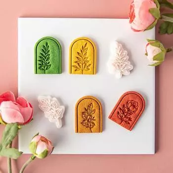 Рельефная форма для изготовления ювелирных изделий, мягкая керамическая форма для резки, резак для полимерной глины, форма для изготовления ювелирных изделий Style 9