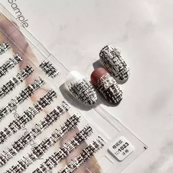 Рельефная наклейка для ногтей шерстяная DIY креативное украшение to1021