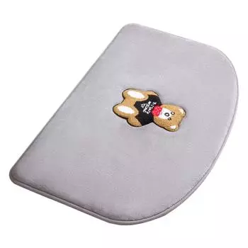 Рельефная противоскользящая впитывающая подушечка для ног 40*60cm кофейный