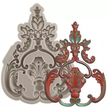 Рельефная силиконовая форма, формы для помадки, кайма для торта, инструменты для украшения торта, форма для конфет, смолы, глины, формы для шоколада розовый