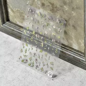 Рельефные наклейки для ногтей в виде роз и лилий. Изготовление креативных декоративных наклеек своими руками. to1606