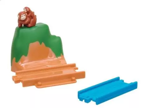 рельс родитель и ребенок прямой рельс x Capsule Plarail Wonderful Holiday Pleasure Train Edition [монтируется (с обезьяной) + 1]