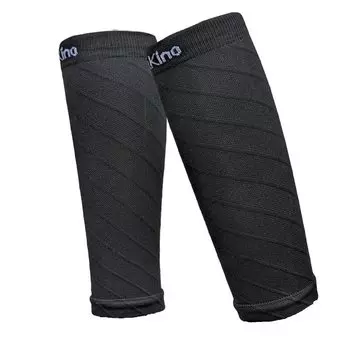 Rela Kino Calf Supporter от Physical For Feet and Calf Inflated Hole Compression Calf Sleeve Sports Standing Work for Men and Women, пара черного цвета 1