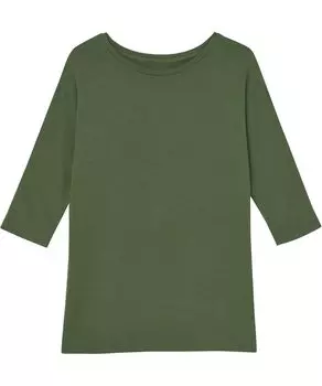 Relax Room Bare jersey Smooth Beautiful Dolman GR [Wacoal & Sleep] Top, 3/4 sleeves, wear, material, texture, silhouette, sleeves, PTX513, Women s
