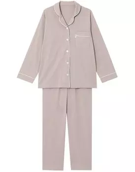 Relax Sleep Science Long Хлопок YDX503 BE [Wacoal & Sleep] Пижама, Рукава, Штаны, 100% (Небесный хлопок) (тело) Женский
