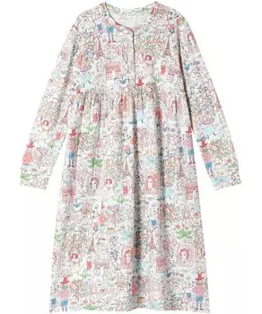 Relax Tsumori Chisato Long Room Cotton Blend UNX582 tsumori chisato SLEEP SX LL [Wacoal & Sleep] Платье, рукава, одежда, (Основной корпус) Женский