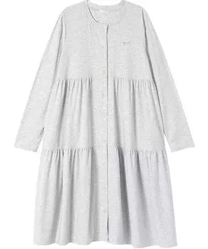 Relax Tsumori Chisato Long Room Cotton Blend UNX555 tsumori chisato SLEEP GY M [Wacoal & Sleep] Платье, рукав, одежда, (Основной корпус) Женский