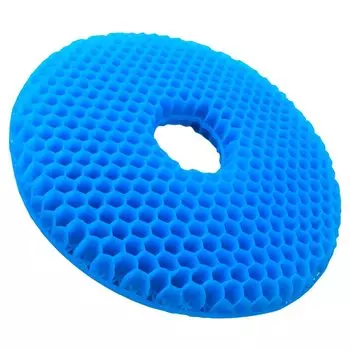 Relaxheal Seat Donut Послеродовой гель Donut Shape Gel No Butt Нижняя часть спины [Экстра толстый] Подушка, Подушка, Подушка, Подушка, Подушка, Zabuton, Боль, синий