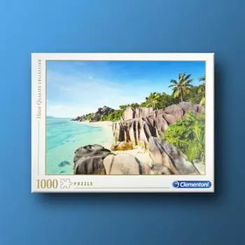 Relaxing Beach 1000 Piece Clementoni Jigsaw Puzzle, popular Korean board game