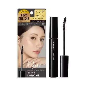 Релаксирующая тушь Real Long Mascara Renewal от Akemi Darenogare Waterproof CAROME. [Чернить]