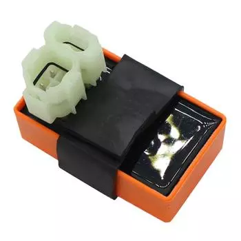 Реле соленоида стартера 6-контактный AC CDI Box для GY6 50cc /125cc/150cc ATV Scooter Moped Go Kart оранжевый