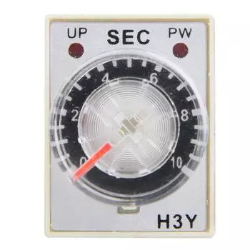 Реле времени 24 В постоянного тока, таймер задержки H3Y2, переключатель контроля времени 10S