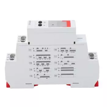 Реле времени с цифровым дисплеем, высокоточное огнестойкое реле времени ABS с индикатором, переменный ток 230 В