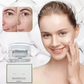 Release Cream - 1 Oz - Formulated To Fight Stubborn Fine Lines & Wrinkles - Tested - For All Skin Types - Morning & Night Cream 30ML