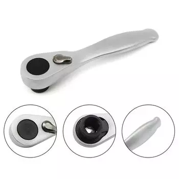 Release Hand Mini 72 Teeth Repair Tools Socket spanner 1/4 Drive Wrench
