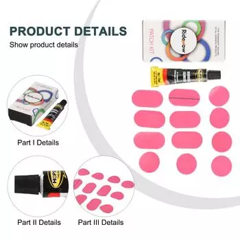 Reliable And Efficient TPU Inner Tube Repair Kit Easy To Apply Bike Puncture Repair Patches Perfect For Ridenow TPU Inner Tubes