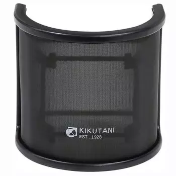 [Reliable Japanese Product] Kikutani Pop Blocker with Metal Net and Elastic Rubber Band, Compatible with Microphones 25mm to 65mm Diameter, PO-7