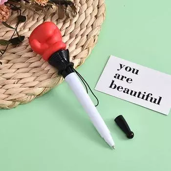 Reliever Офисные аксессуары Шариковая ручка Fist Нейтральная гелевая ручка Siging Письменная ручка Bounce Boxing Pen 1pc