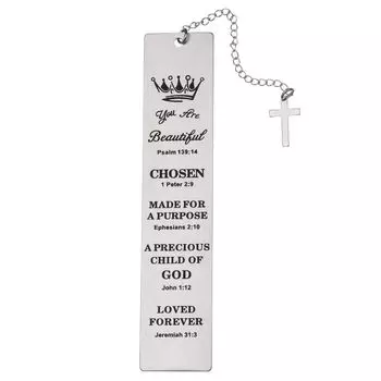 Religious Church Gifts Christian Pendant Bookmark Book Clip Gift Box Pagination Mark
