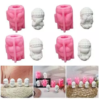 Религиозные статуи, силиконовые формы для свечей, формы из эпоксидной смолы для изготовления свечей, мыла, шоколадных конфет, тортов, помадки, украшения D