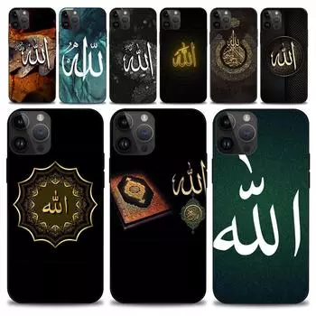 Религиозный исламский чехол для телефона iphone15 14 13 12 11 Pro Max Mini X 7 8 мягкий чехол iPhone12