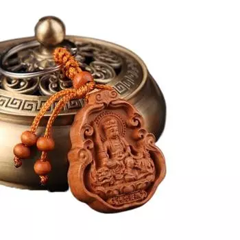 Религия Авалокитешвара Деревянный Брелок Бог-Хранитель Деревянный Брелок для Ключей Брелок для Ключей от Машины style 3