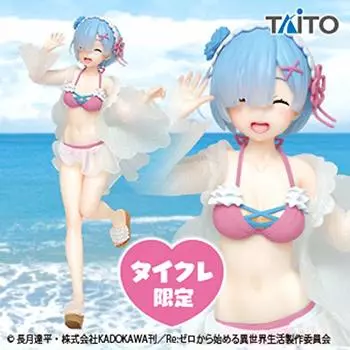 Рем Ре:ZERO - Жизнь в другом мире - Оригинальная версия купальника с оборками Precious Figure. Купальник-джемпер Taikure Limited Smile # Magician