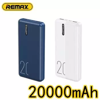 REMAX 2.1A Двойной аккумулятор емкостью 20 000 мАч большой емкости Портативная портативная мобильная мощность для зарядки мобильного телефона Treasure
