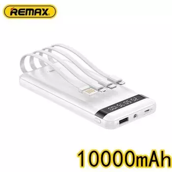REMAX Портативный номер Mini 2A, показывающий мобильную мощность 10000 мАч, сокровище для самостоятельной зарядки