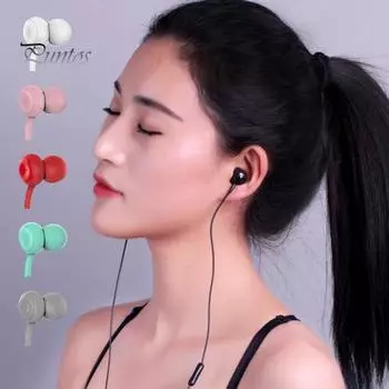 Remax RM510 Проводная стереогарнитура-вкладыш с микрофоном для мобильного телефона серебряный серый