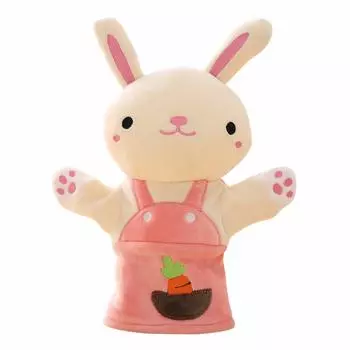Remeehi кукольная игрушка на руку, кукольное шоу с животными, танец на руках, развлечение для родителей и детей, игрушечный реквизит, кукольный образовательный подарок, кролик