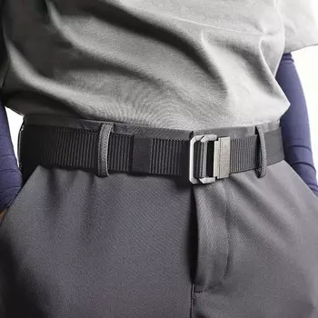 Ремень Аксессуары Мужской Ковбойский Ремень Поясной Ремень Регулируемый Мужской Нейлоновый Ремень Студенты чёрный