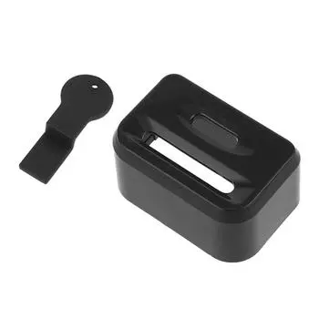 Ремень безопасности для автомобильного сиденья Зажимы для ремня безопасности с защитой от побега Зажим для пряжки ремня безопасности Предотвращает расстегивание ремня Чехлы для автомобильных сидений чёрный