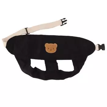 Ремень безопасности для детского стульчика, портативный, мягкий, регулируемый по длине, дышащий, ремень безопасности для кормления ребенка, 54 см чёрный