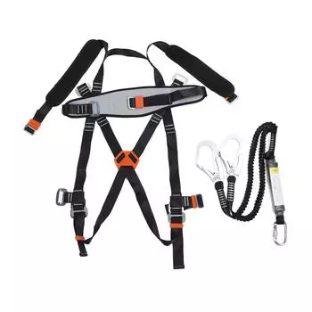 Ремень безопасности для всего тела с быстроразъемной пряжкой из полиэстера, точечный ремень безопасности для авиационных работ 2500 кг
