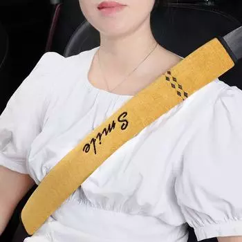 Ремень безопасности из синели для автомобиля, наплечная накладка, защита для плеч, авто аксессуары для интерьера, детские аксессуары 30cm