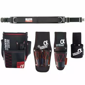 Ремень безопасности MARVEL Pillar, комплект серии WAIST GEAR MAT-80BSETA чёрный
