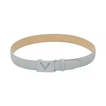 Ремень Continuous Standard Serration Belt из синтетической кожи для гольфа C25992100 FR [Callaway] для мужчин (тянущийся) / / 1020_Серый