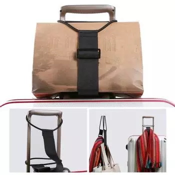 Ремень для багажа эластичный двойной полые кольца портативный универсальный прочный высокопрочный