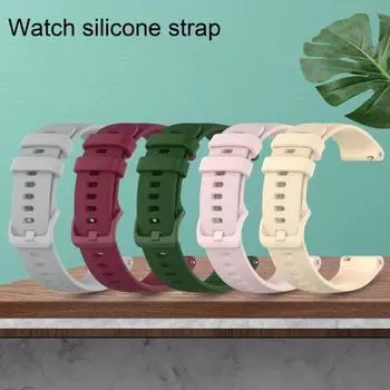 Ремень для часов, полезный, удобный гибкий ремешок для часов, 20 мм/22 мм, сменный ремешок для умных часов, сменный ремешок 22 mm чёрный