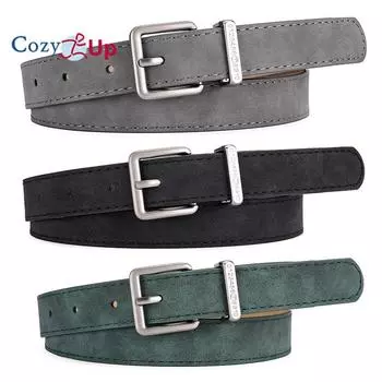 Ремень для джинсов с матовой пряжкой, универсальный декоративный тонкий ремень из искусственной кожи для женского платья 105*2.3cm хаки