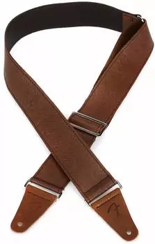 Ремень для гитары Fender Strap из тисненой кожи, коричневый, 2 ,