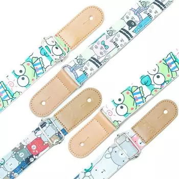 Ремень для гитары из хлопка Кожаный ремень для гитары Ремни для бас-гитары Ремни для электрогитары Укулеле style J