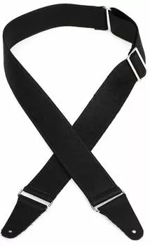 Ремень для гитары из тисненой кожи, черный [Fender], 2”, чёрный