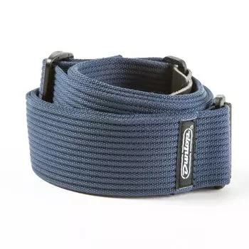 Ремень для гитары Jim Dunlop Ribbed Cotton, темно-синий, сетчатый D27-01NV