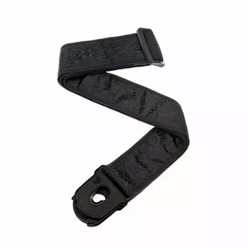 Ремень для гитары Planet Lock Strap 50PLB01 черный атлас D Addario