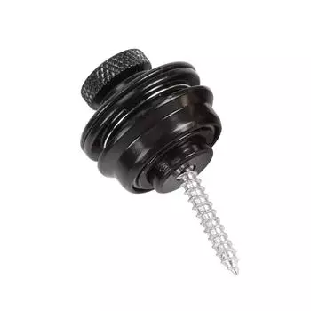 - Ремень для гитары с застежкой-кнопкой, нескользящий, для акустической электробас-гитары (черный)