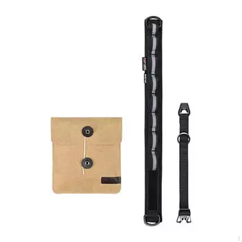 Ремень для хранения навеса для кемпинга, вешалка для одежды, органайзер для подвешивания на веревке для кемпинга чёрный