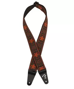 Ремень для инструментов Fender Canadian Pasadena Woven Strap, оранжевый желтофиоль, 2 дюйма